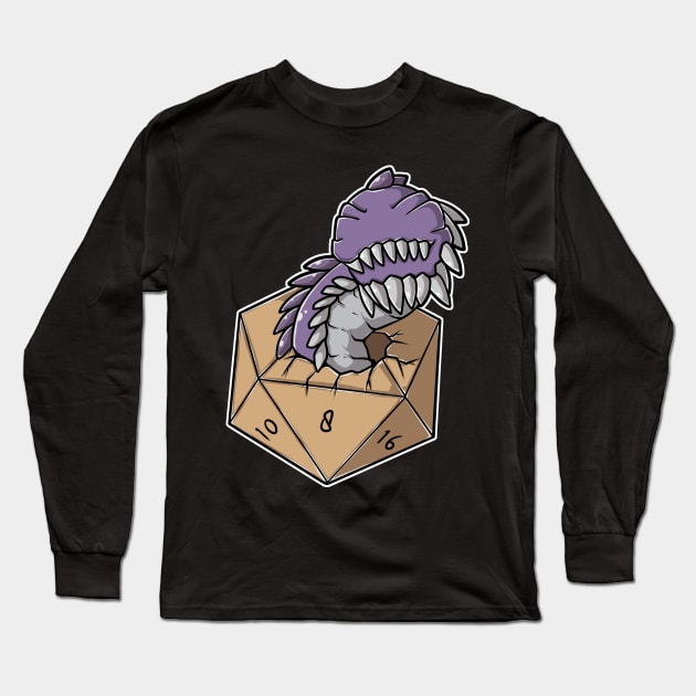 Baby Purple Worm Long Sleeve T-Shirt by MimicGaming